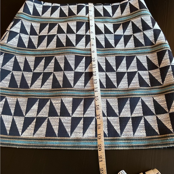 Ann Taylor Geometric Patterned Skirt - Picture 2 of 7